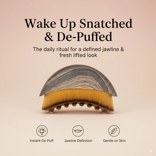 Lymphatic Contour Face Brush - Facial Massager for Jawline, Chin & Neck